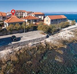 4 Bedroom Sea Front Villa with Pool in Postira, Brac Island, Sleeps 8